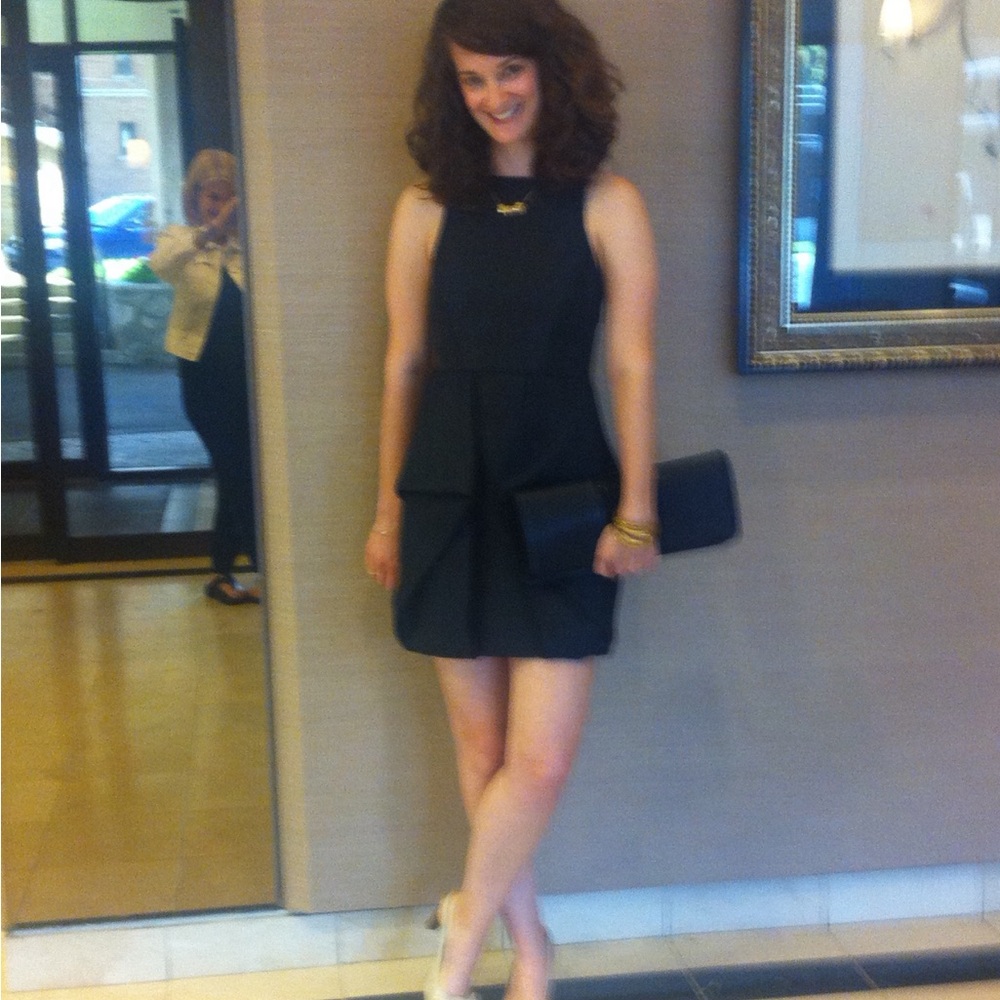 Black Tibi Cocktail Dress Size 2